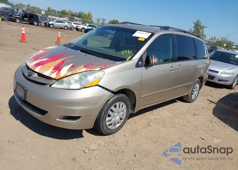 2006 Toyota Sienna Le из США, поврежденный, VIN 5TDZA23CX6S471276